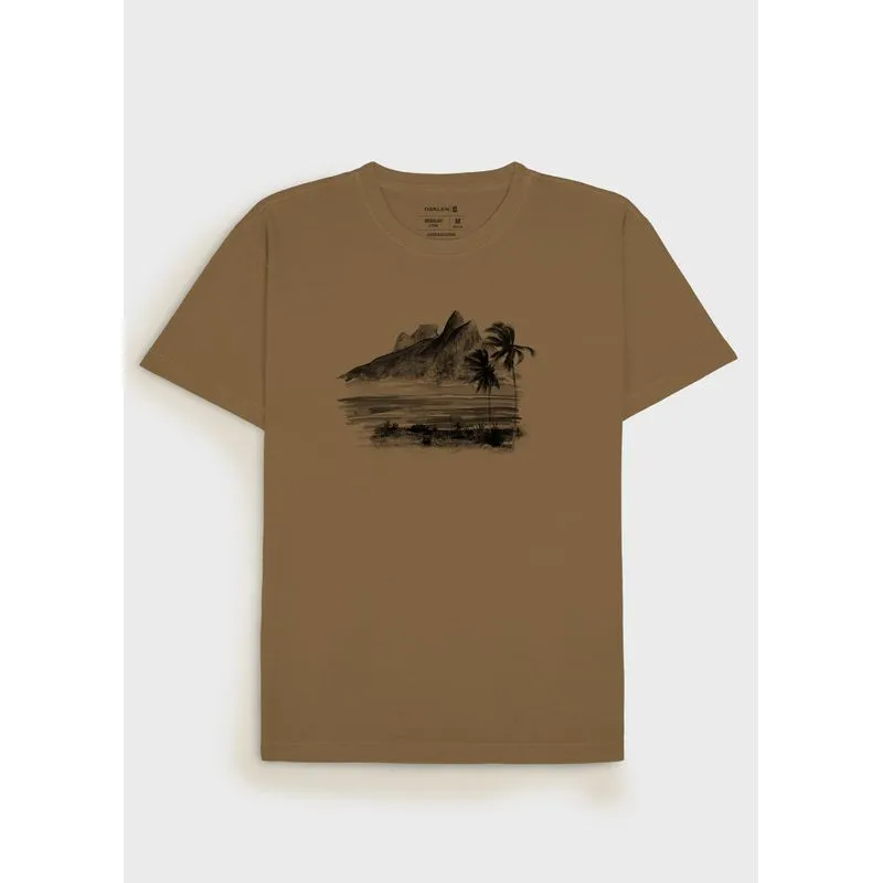 T-shirt stone 2 irmãos mc - marrom - P