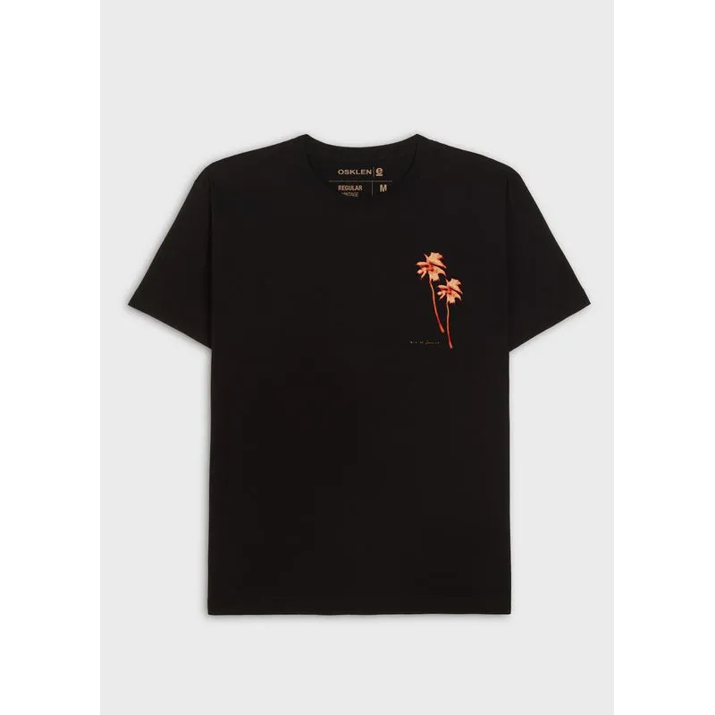 T-shirt vintage coq gab mc - preto - GG