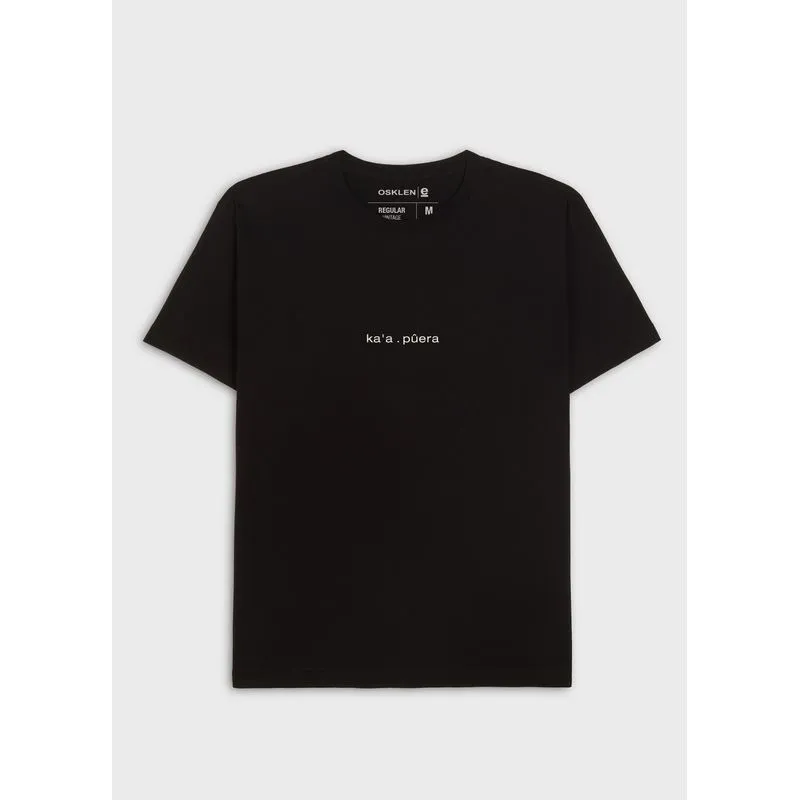 T-shirt vintage kaapuera mc - preto - GG