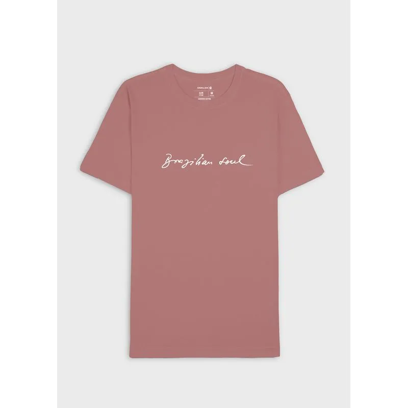 T-shirt slim stone brazilian soul mc - rosa - G