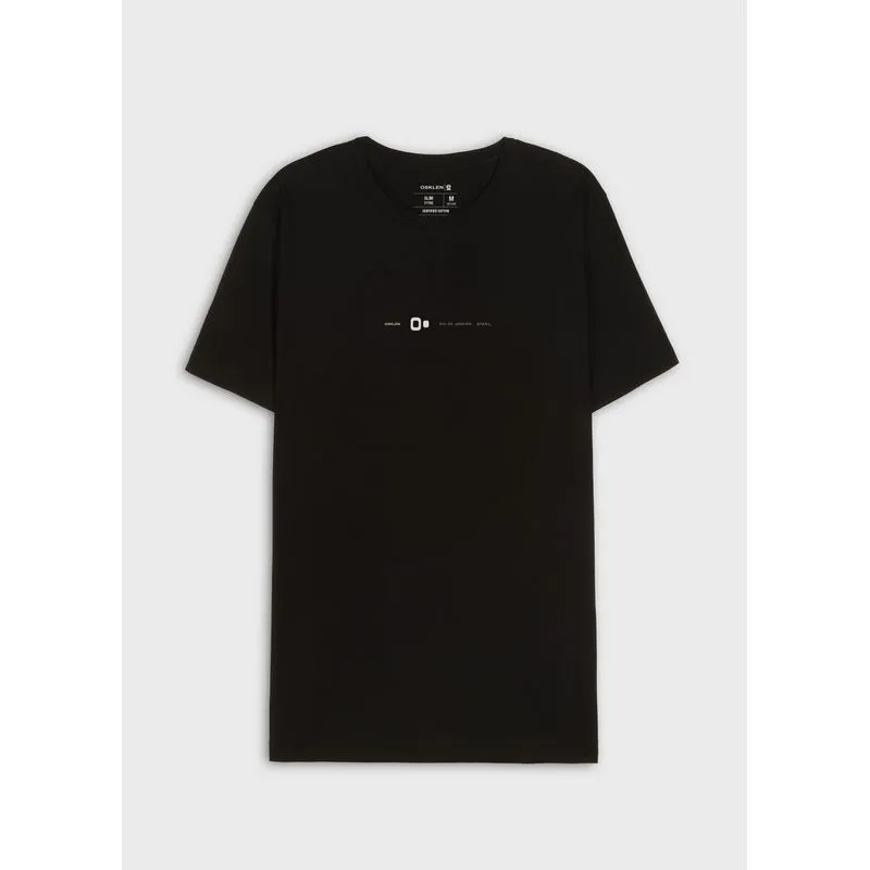 T-shirt slim vintage new icon rio mc - preto - G
