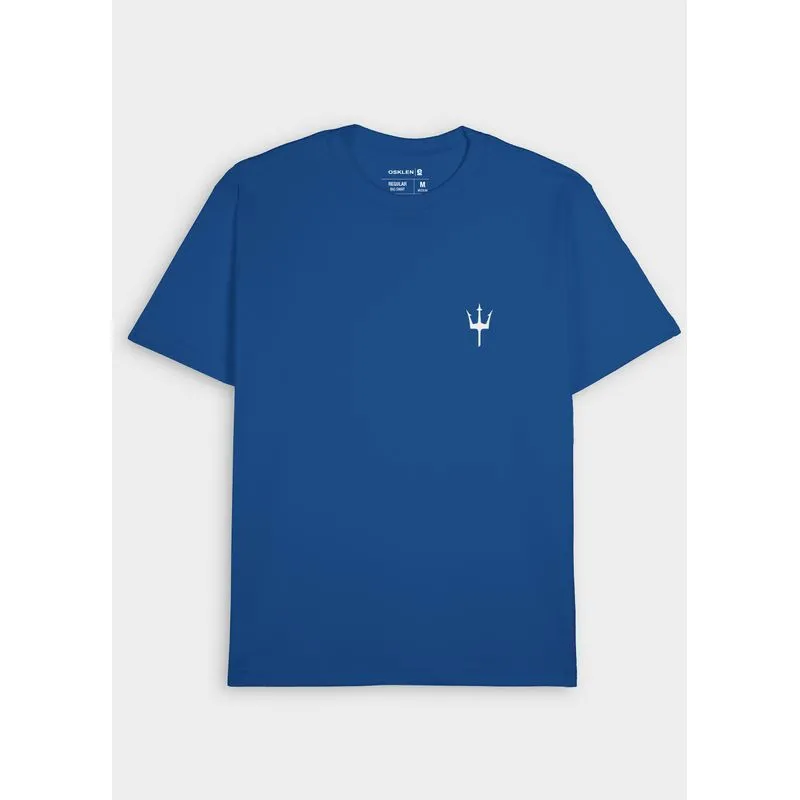 Big shirt tridente mc - azul - P