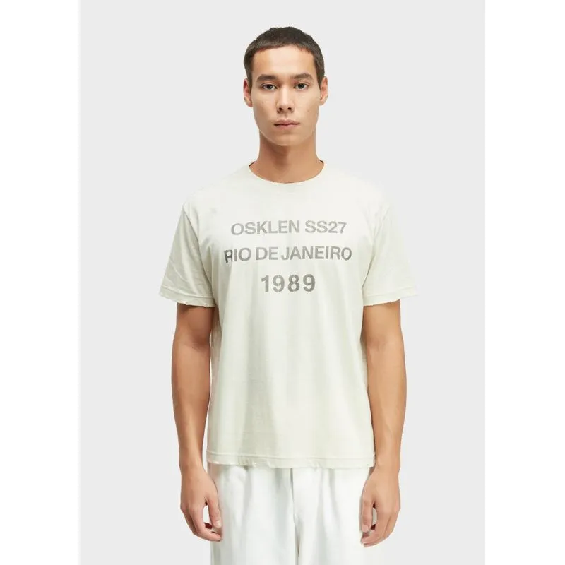 T-shirt osklen ss27 - areia - GG
