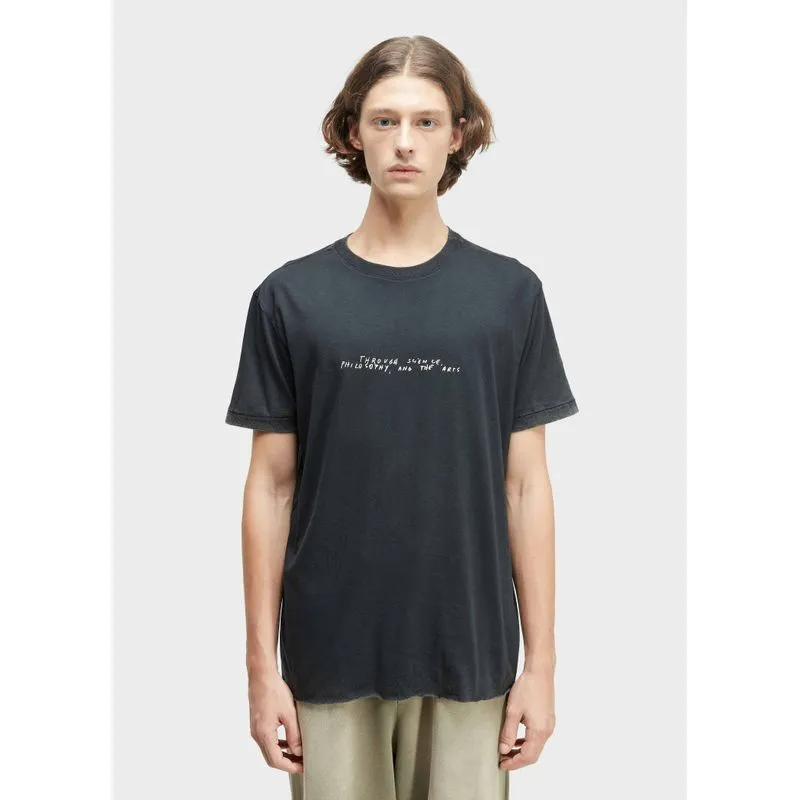 T-shirt double trough science mc - preto - P