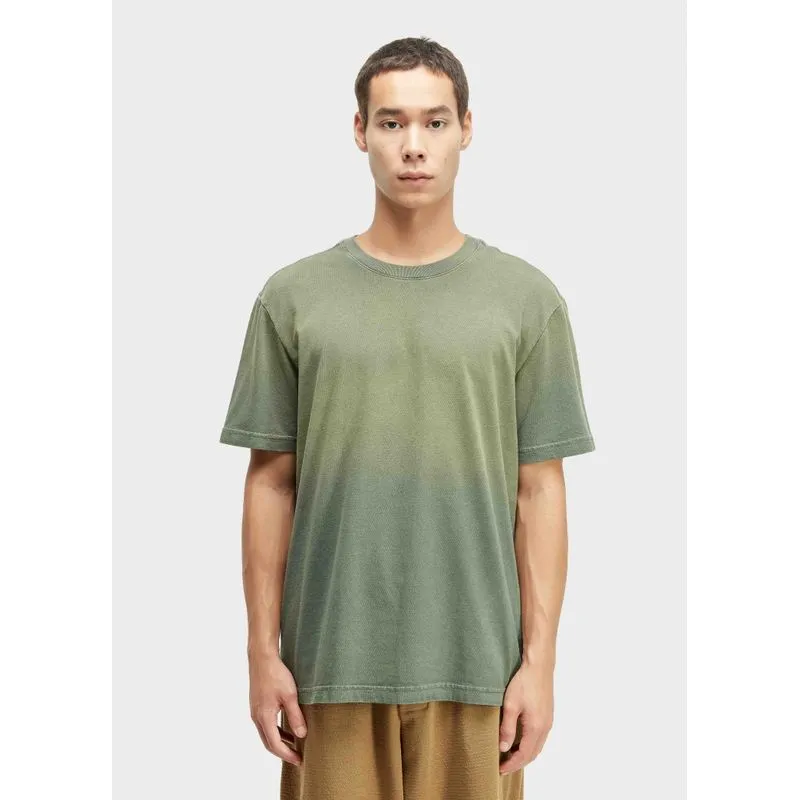 T-shirt acid dye wash mc - verde - P