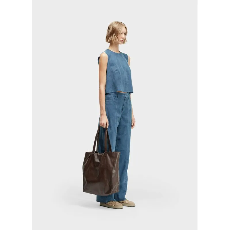 Calça five pockets chamois - azul marinho - 36