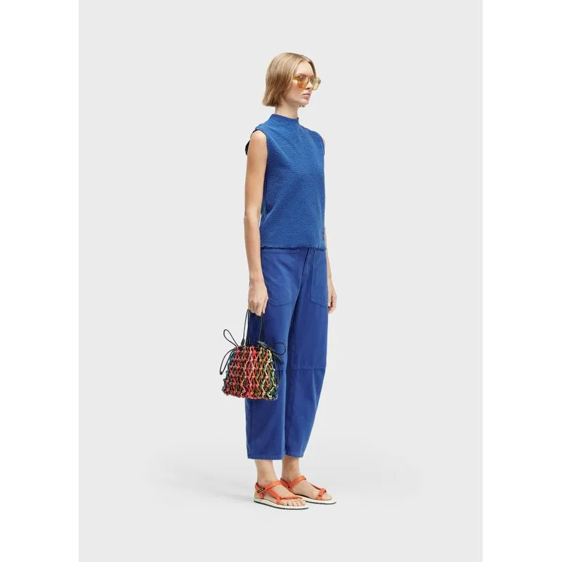 Calça bolsos denim Calça bolsos denin - azul - 36