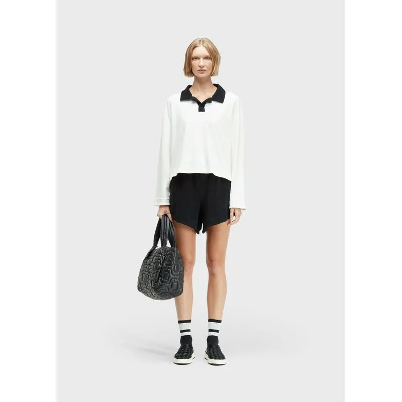 Short atoalhado black - preto - M