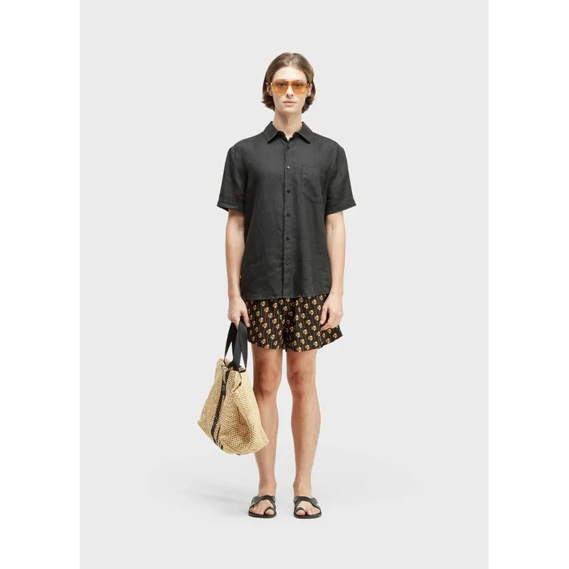 Short pj coqueiros - preto - G