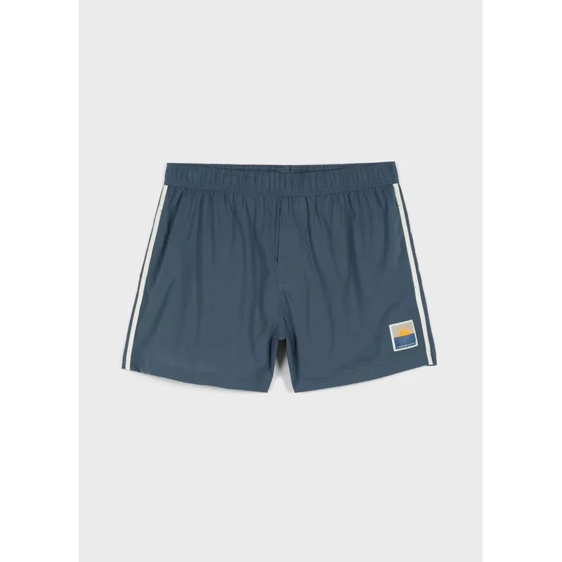 Beach short capri - azul - G