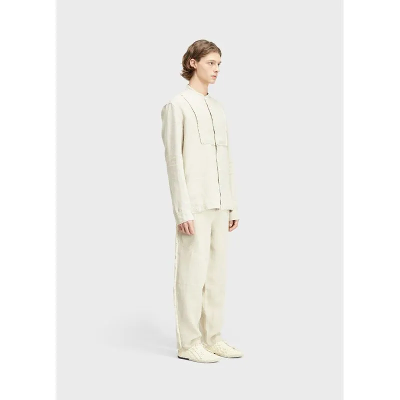 Calça tokyo raw linen - natural - 42