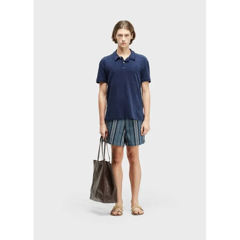 Bermuda stripes pranchão denim - azul marinho - 42