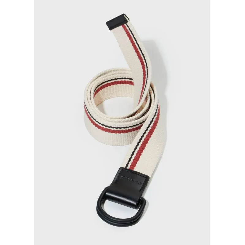 Cinto listras masc - off white - P