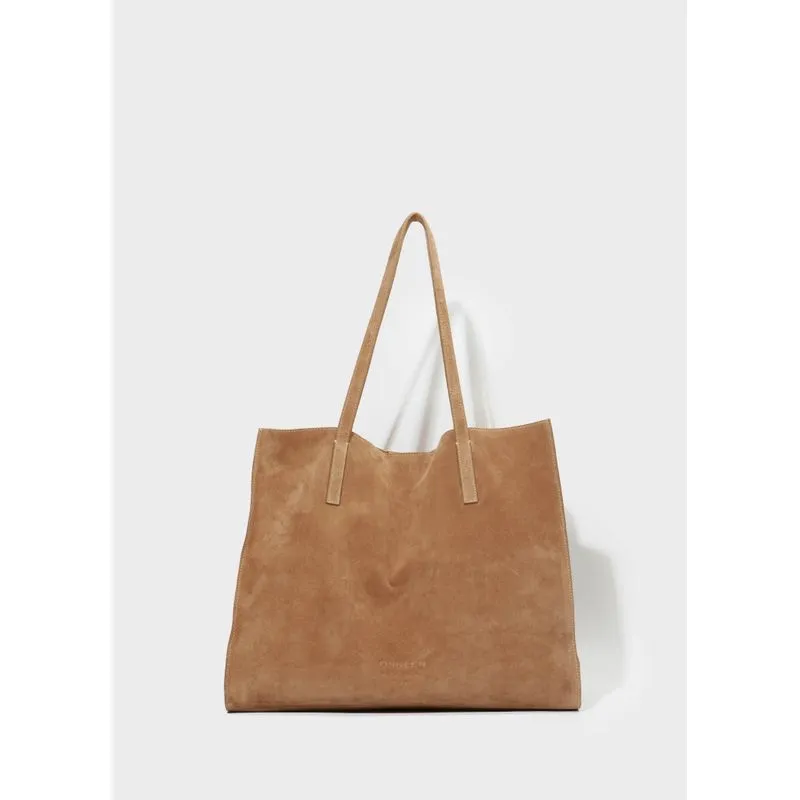 Bolsa tote yvi camurca - marrom - UN