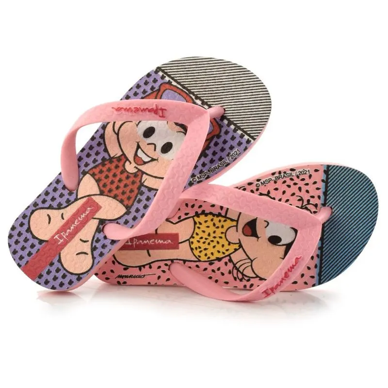 Chinelo Infantil Ipanema Turma da Mônica Rosa 26790 29/30