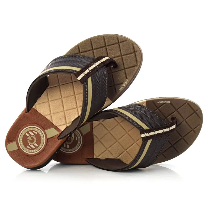 Chinelo Infantil Cartago Sevilha Marrom 11863 34