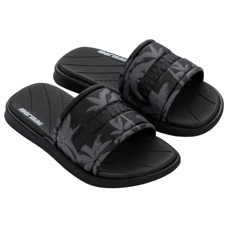 Chinelo mormaii quiver pró gáspea infantil Preto-preto 28