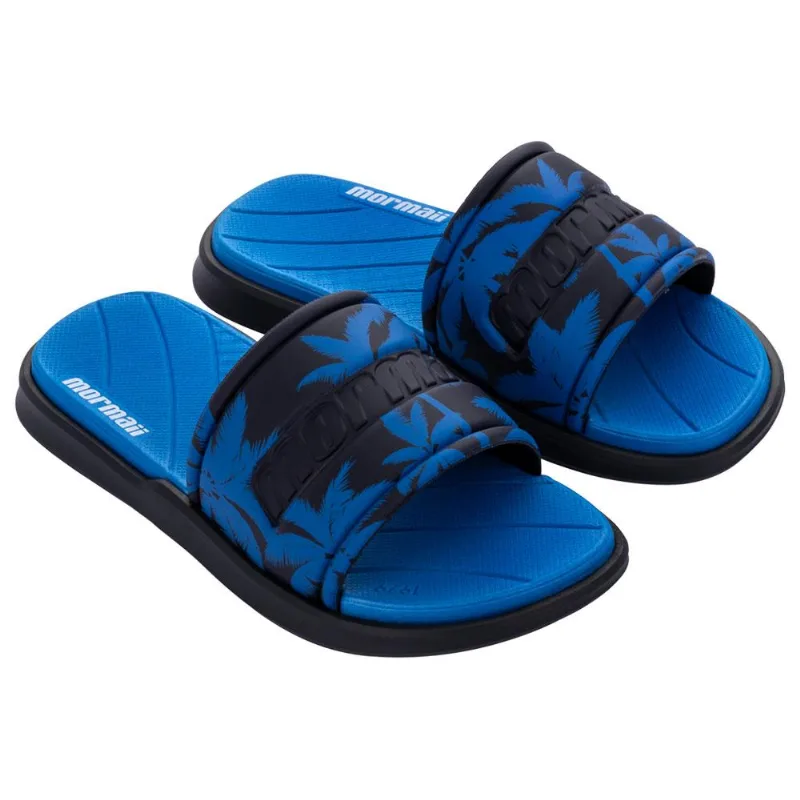 Chinelo mormaii quiver pró gáspea infantil Preto-azul 29