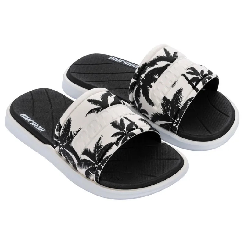 Chinelo mormaii quiver pró gáspea infantil Branco-preto 35-36