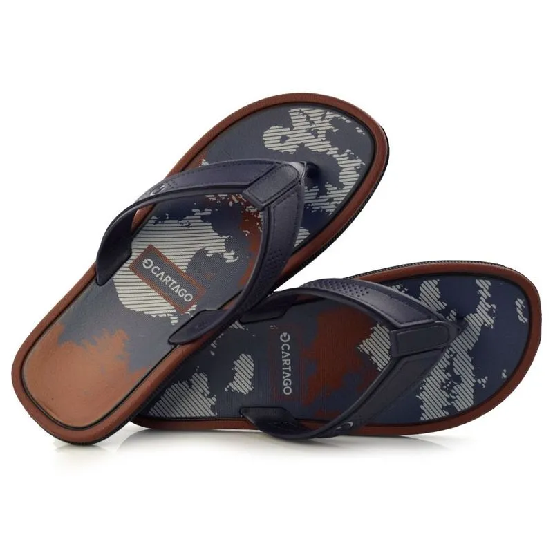 Chinelo Masculino Cartago Maiorca II Azul 11022 SET/21 37/38