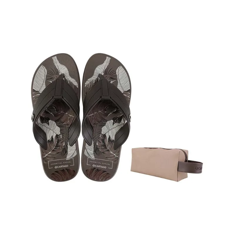 Chinelo Cartago Ilhéus Ad Marrom 37/38