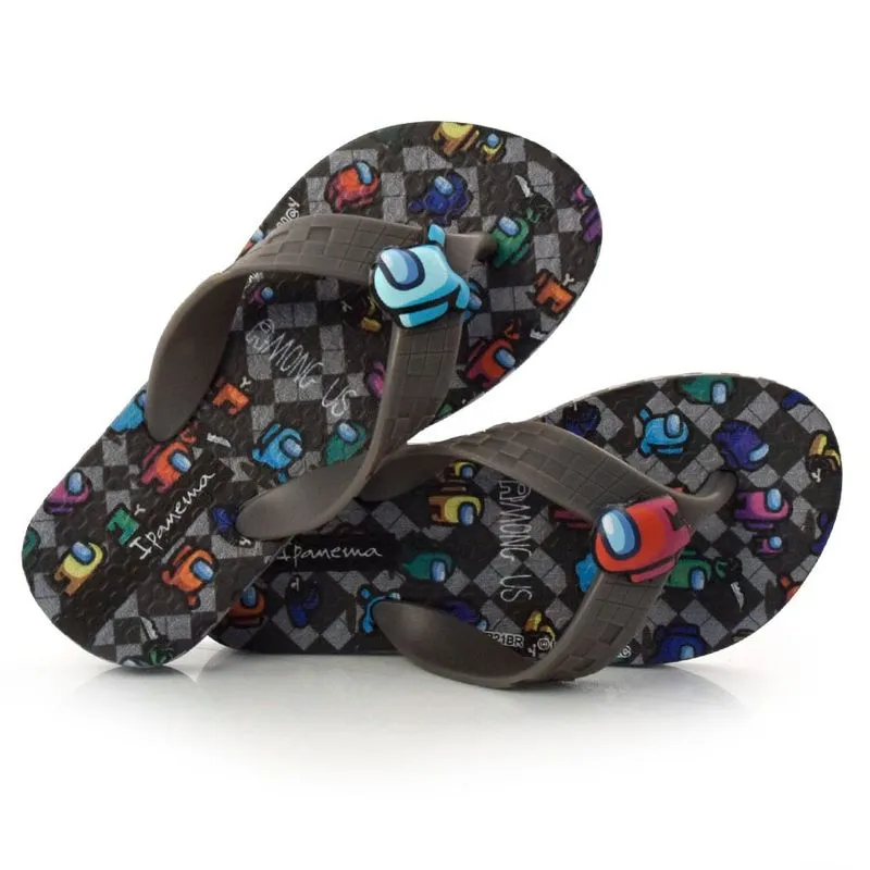 Chinelo Infantil Ipanema Among Us Cinza 26809 33/34