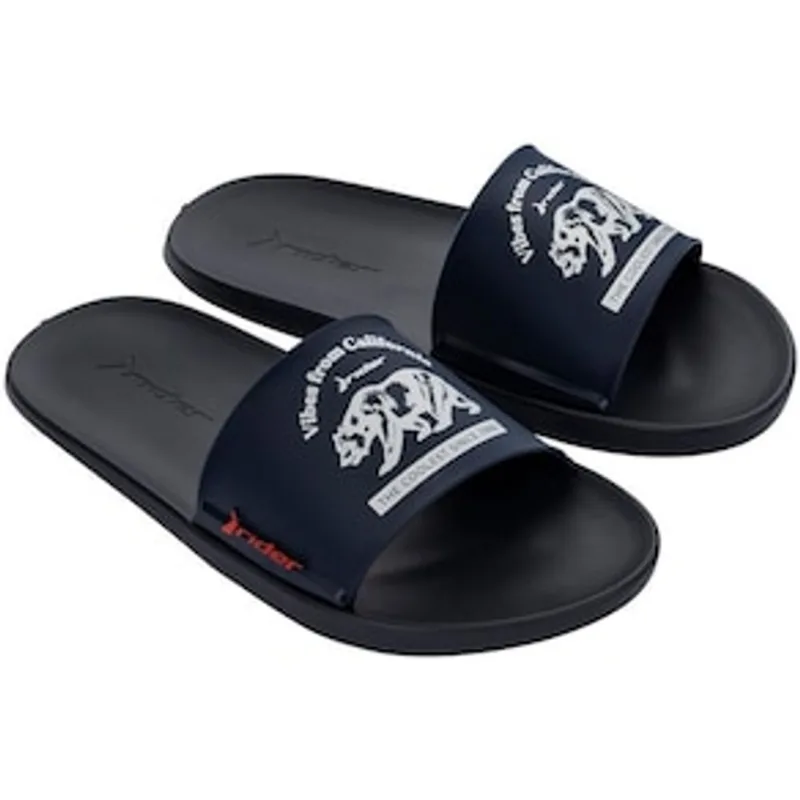 Chinelo Masculino Rider Speed Slide - Preto Urso - Tamanho 39