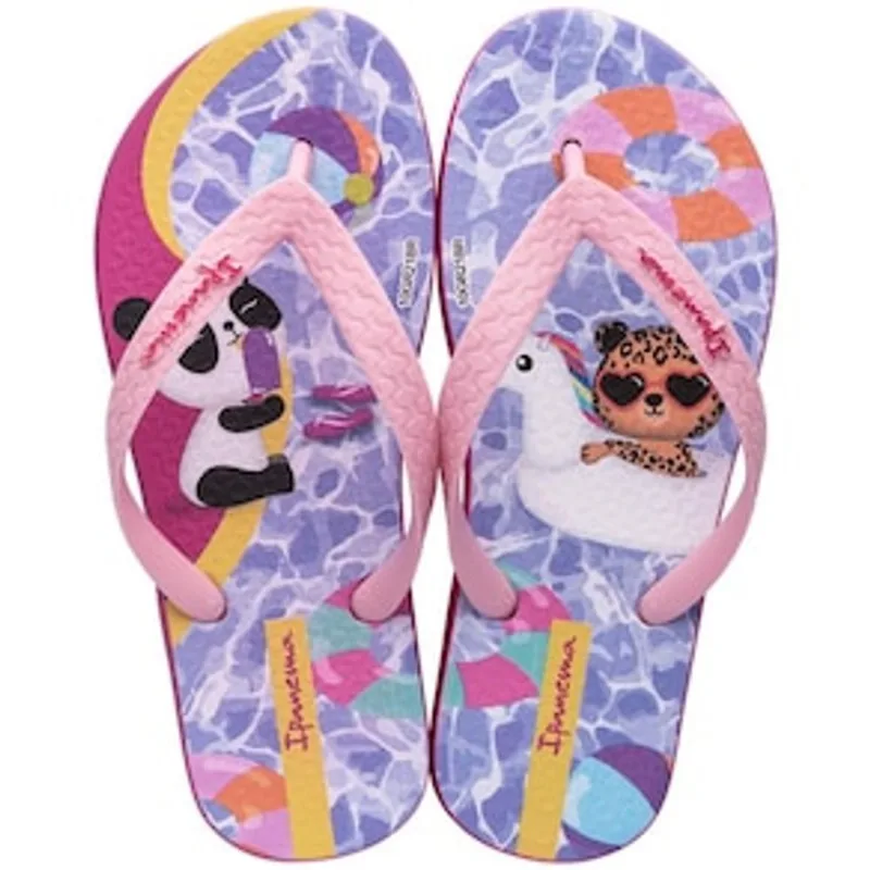 Chinelo Infantil Feminino Boneca Ipanema Kids - Rosa/Pink - 23/24 Rosa
