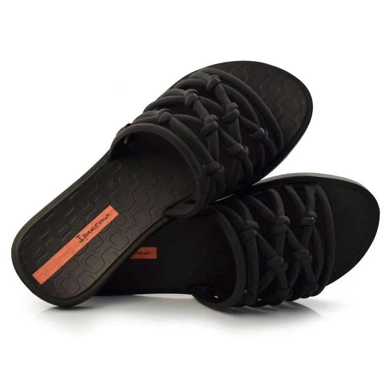Chinelo Slide Feminino Ipanema Link Preto 26782 33/34