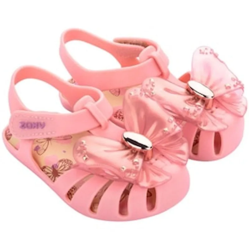 Sandália Infantil Feminino Zaxy Sapeca - Rosa Doce Claro