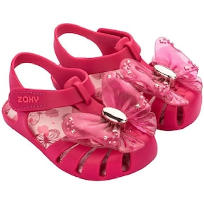 Sandália Infantil Feminino Zaxy Sapeca - Rosa Doce Escuro