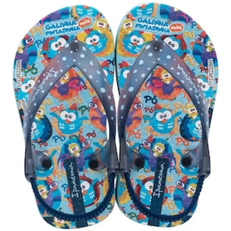 Sandália Infantil Galinha Pintadinha Ipanema Baby - Azul - 20/21 21