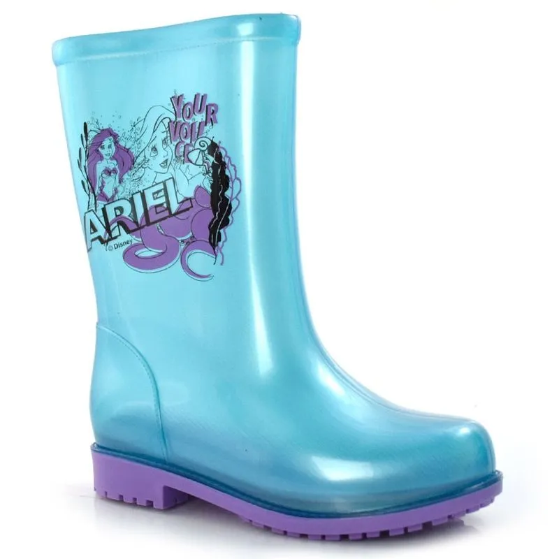 Galocha Infantil Disney Princesas Grendene Azul 22731 28