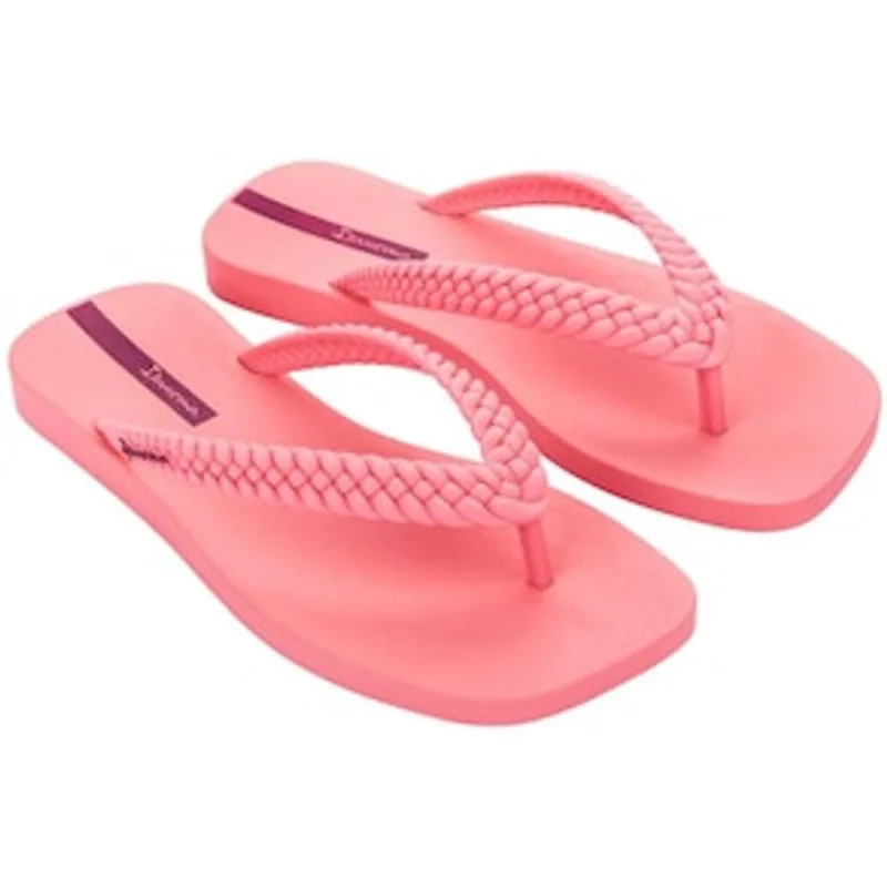 Chinelo Feminino Ipanema Fever Trecce - Rosa Coral