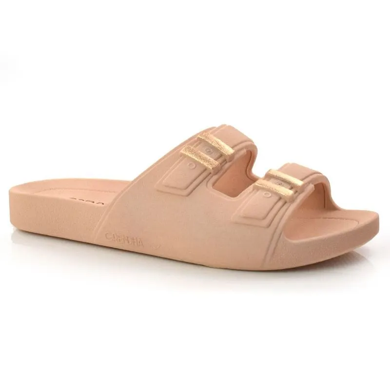 Chinelo Slide Feminino Grendene Una Creme 18547 38