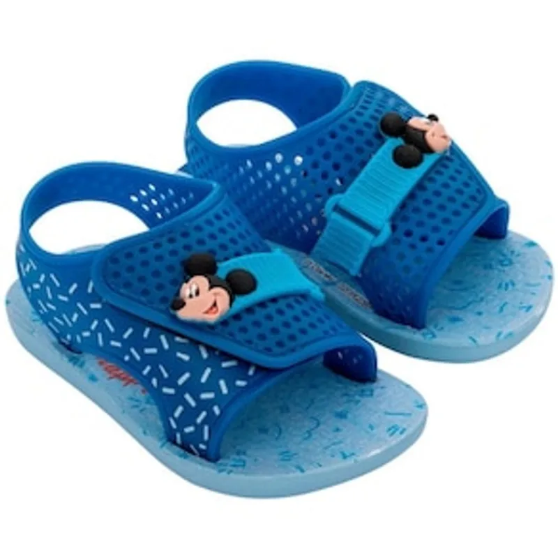 Sandália Infantil Masculina Ipanema Baby Disney Mickey - Azul - 17/18