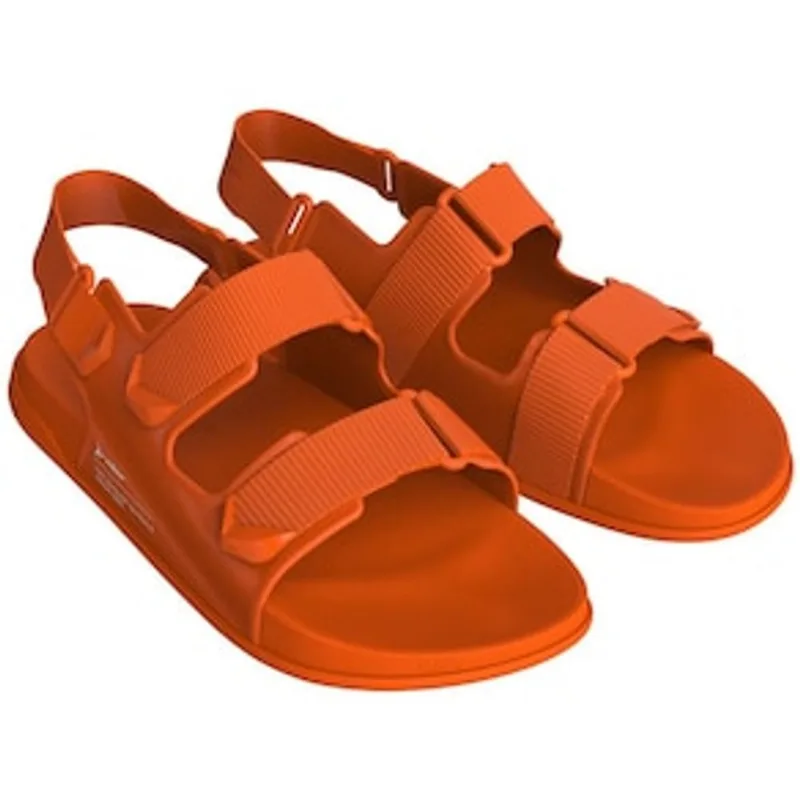 Sandália Papete Masculina Rider 2STRAPS - Laranja - Tamanho 45