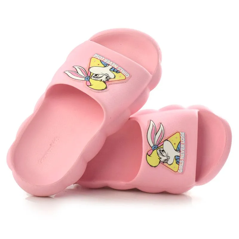 Chinelo Slide Infantil Warner Rosa 22849 29