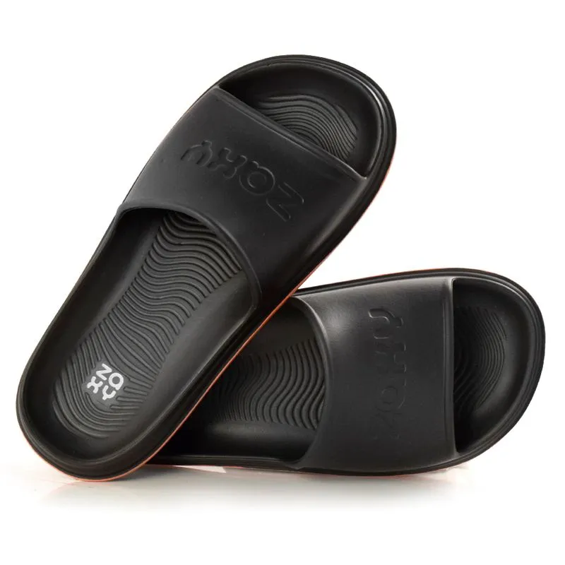 Chinelo Slide Feminino Zaxy Preto 18746 38