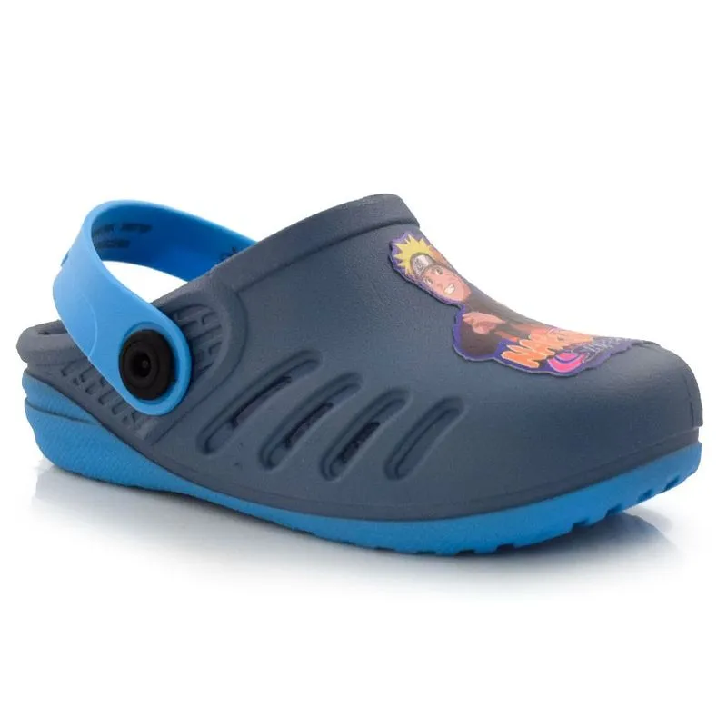 Babuche Infantil Naruto Fun Grendene Azul 22848 32/33