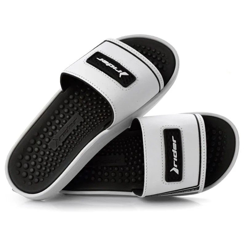 Chinelo Slide Masculino Rider Pump Branco 11690 JUL/22 39