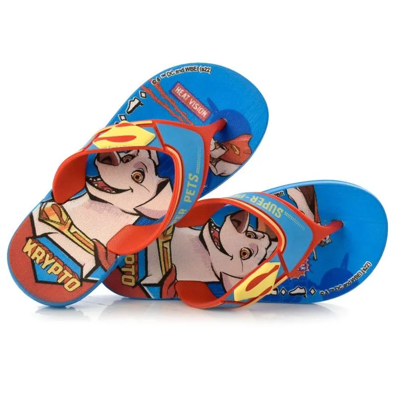 Chinelo Infantil Grendene Super Pets Azul 22853 25/26