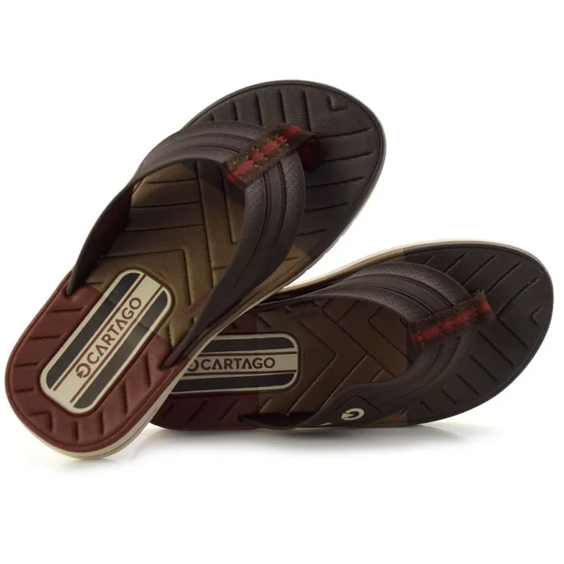 Chinelo Infantil Cartago Sevilha Marrom 11863 30