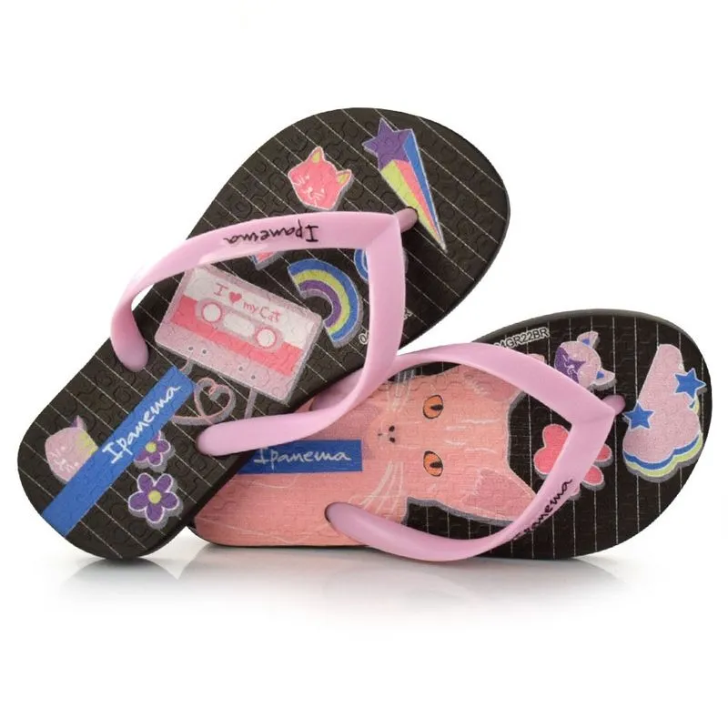 Chinelo Feminino Ipanema Pets Pop Preto 26836 ABR/22 35