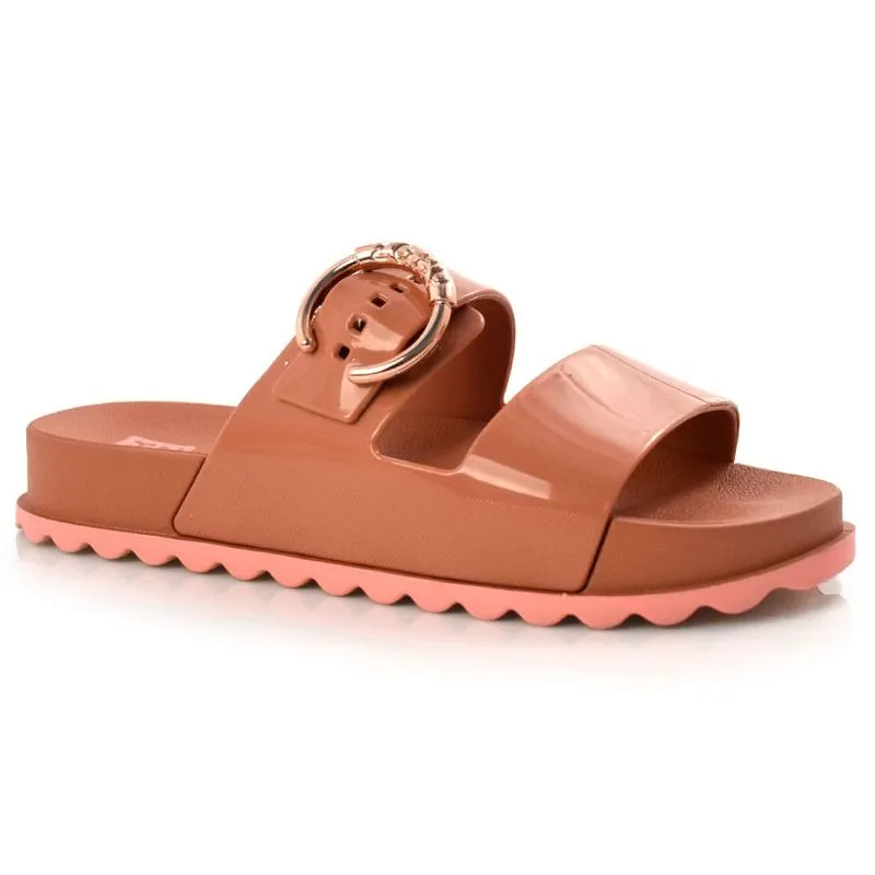 Chinelo Slide Infantil Feminino Zaxy Fun Rosa 18755 35