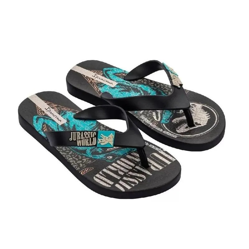Chinelo Infantil Masculino Ipanema 26959 Jurassic Rock 29 / Preto