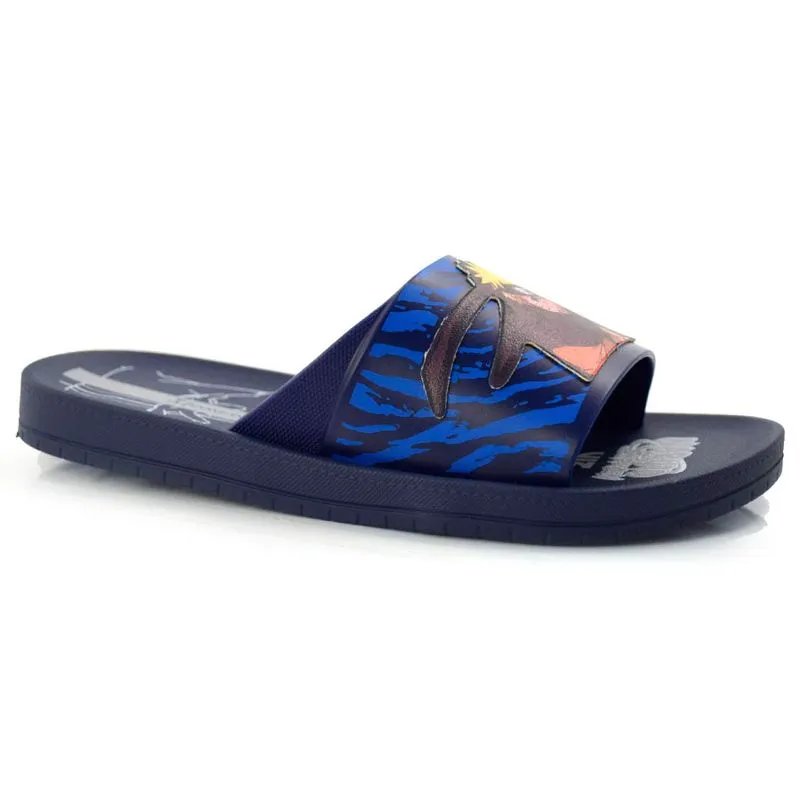 Chinelo Slide Infantil Ipanema Naruto Azul 26971 29