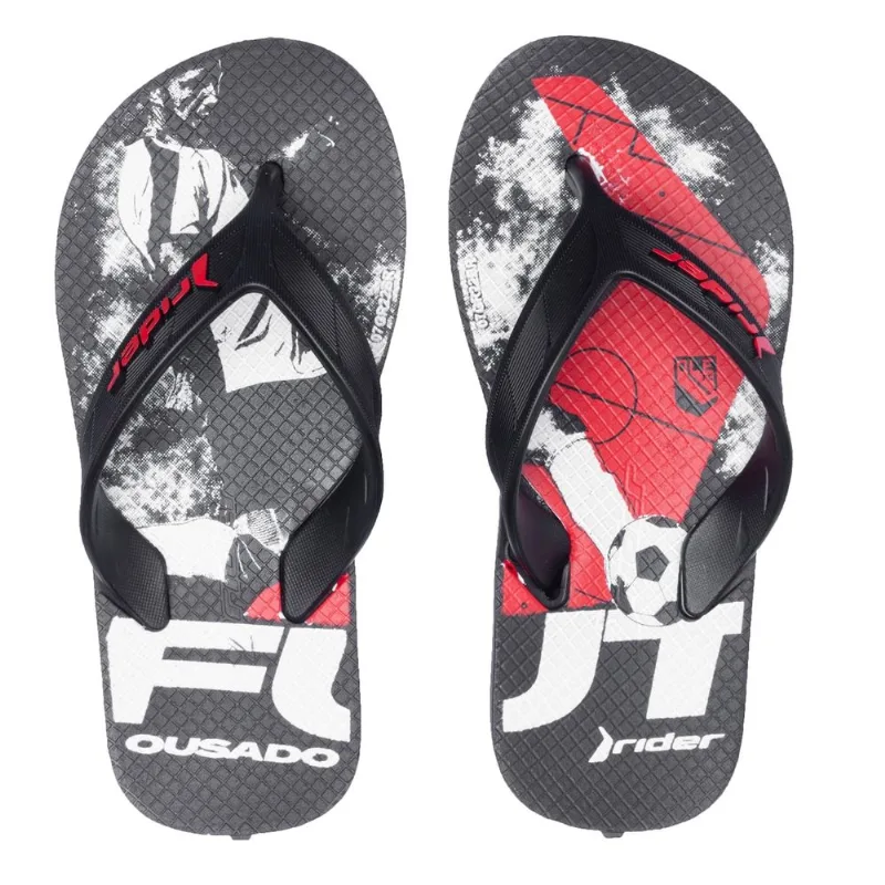 Chinelo Grendene Rider Street Ole - Infantil Vermelho 27