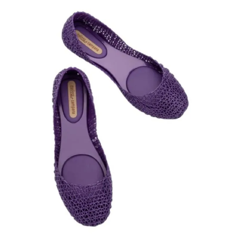 Ballerina Para Mujer Melissa Campana Papel Ad Morado Talla 36