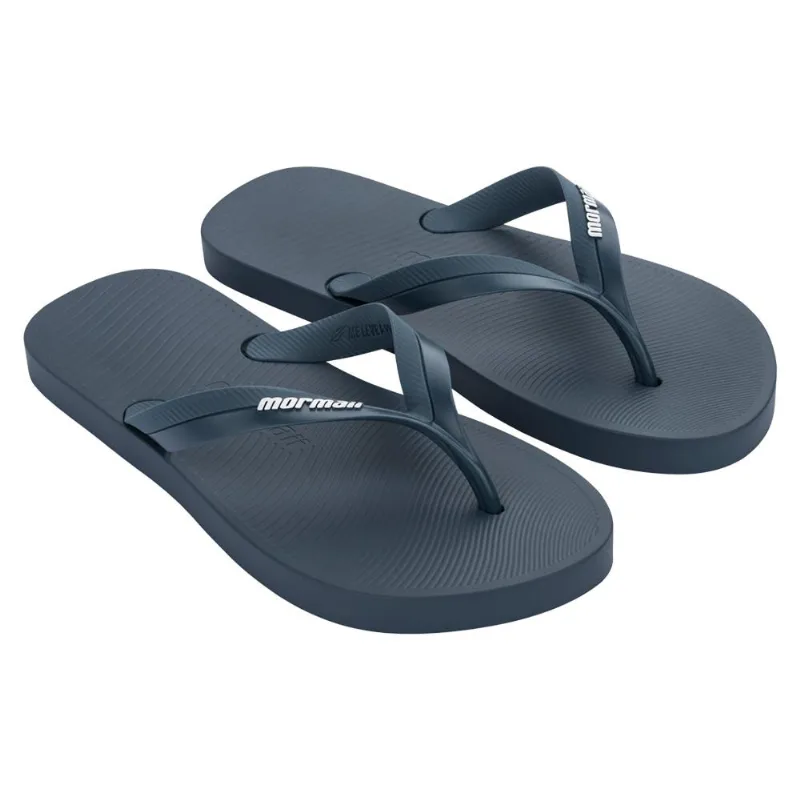 Chinelo Mormaii tropical dedo adulto Azul-branco 33-34